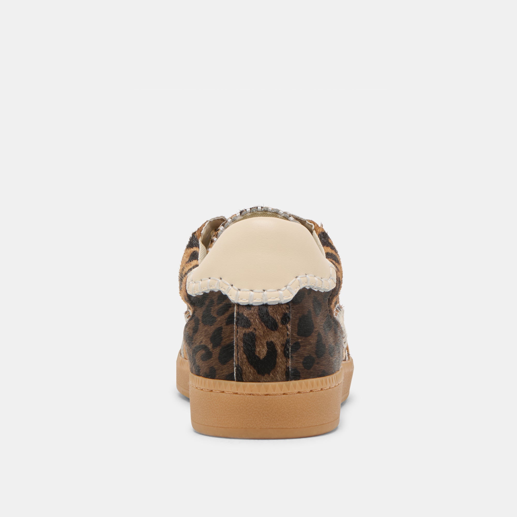 Notice Stitch Sneakers - Women's Fashion Leopard Print Multi Calf Hair Shoes for Casual Wear & Street Style