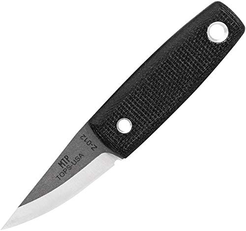 Tops Knives Mini Tanimbocca Puukko - Premium Outdoor Survival Knife for Camping, Hunting & Bushcraft - Durable Fixed Blade EDC Knife with Sheath