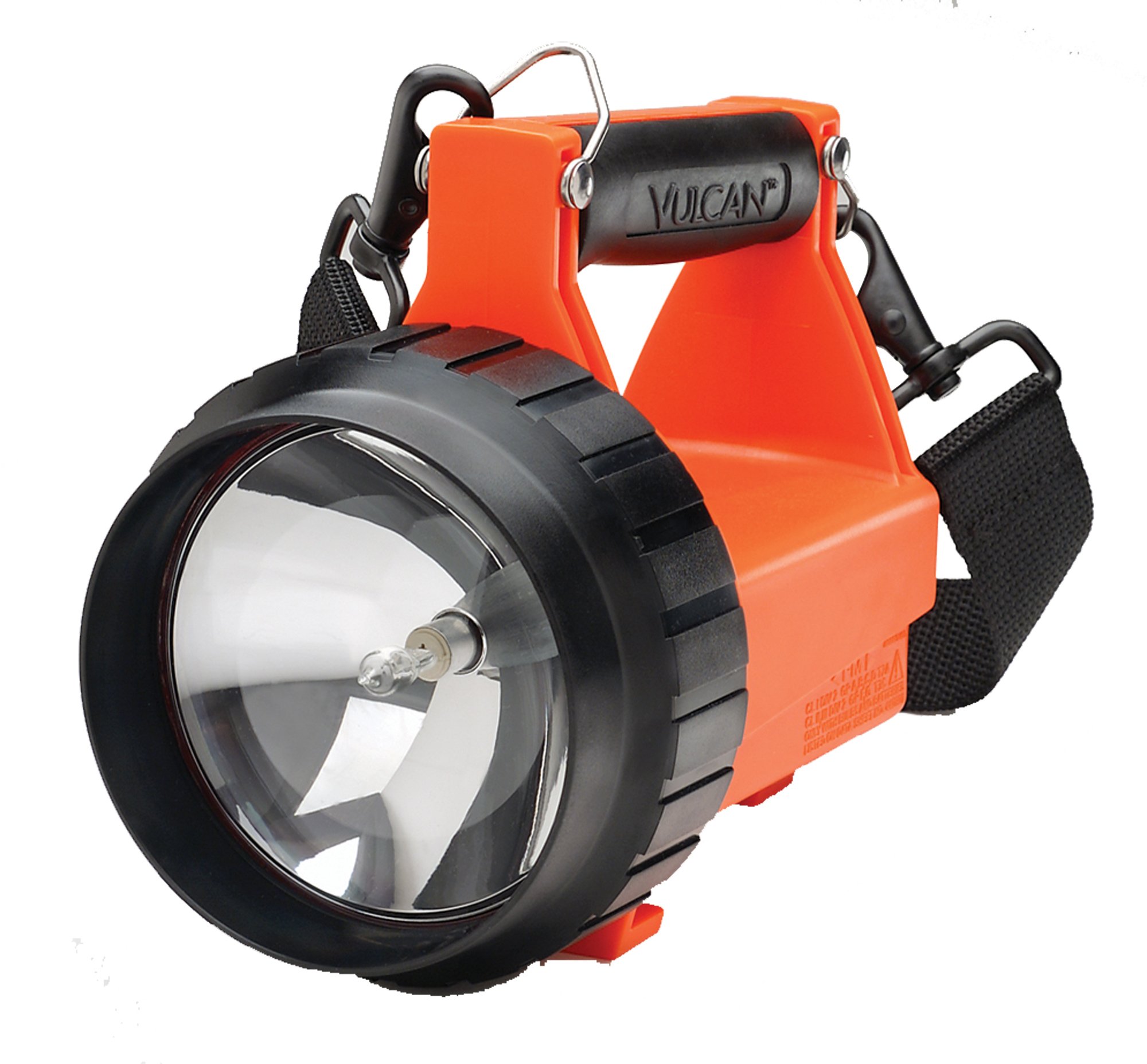 Streamlight 44411 Fire Vulcan Flashlight - High-Intensity LED, Quick Release Shoulder Strap, Dual Rear LEDs (No Charger Included) - Ideal for Firefighters, Emergency Responders & Outdoor Adventures