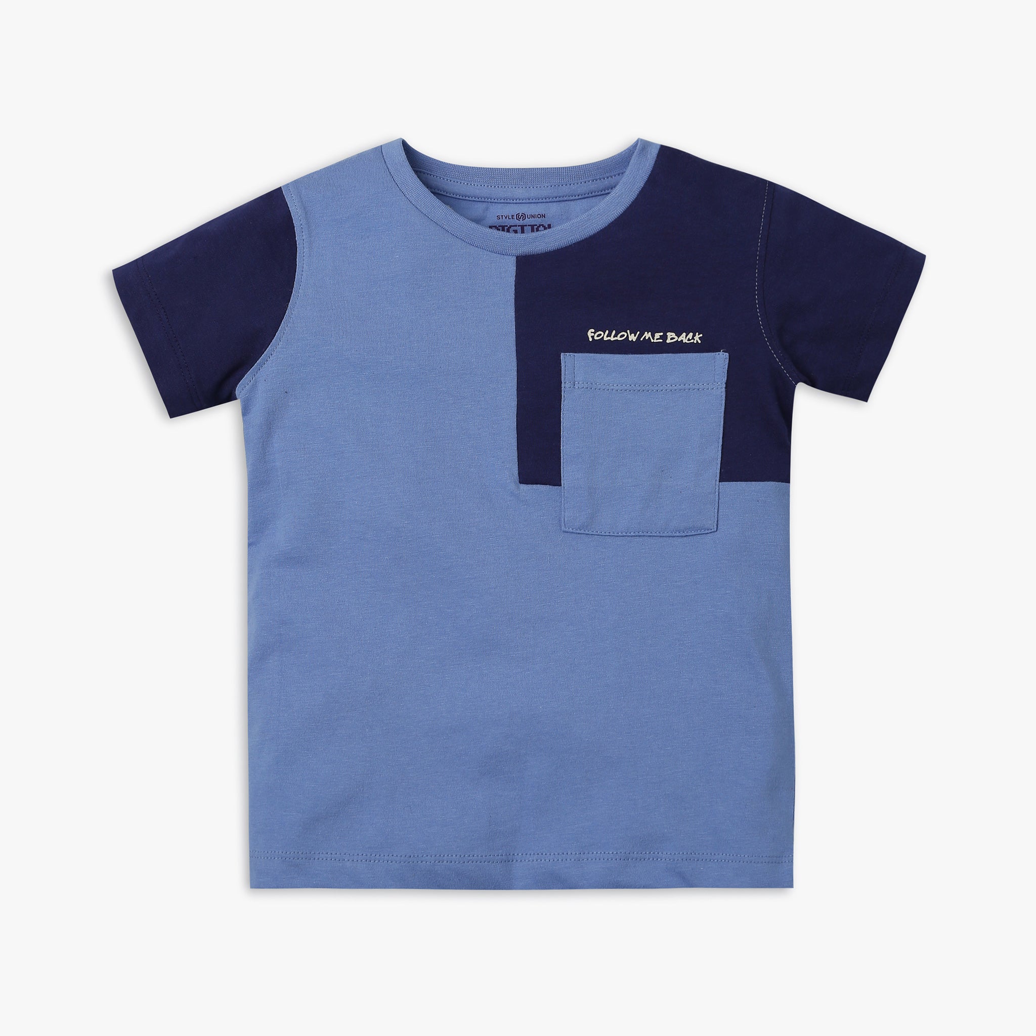 Boys' Regular Fit Solid Color Cotton T-Shirt - Comfortable Casual Wear for School, Play & Everyday Outfits