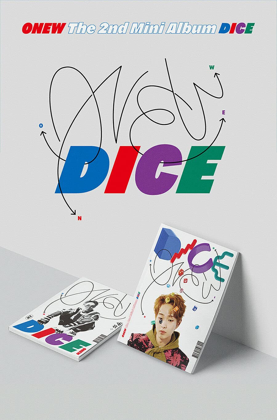 SHINee Onew DICE 2nd Mini Album (PHOTO BOOK Ver.) - 2CDs, Posters, Photocards & Exclusive K-Pop Merch | Perfect for K-Pop Collectors & SHINee Fans | Ideal for Gifts, Display & Music Enthusiasts