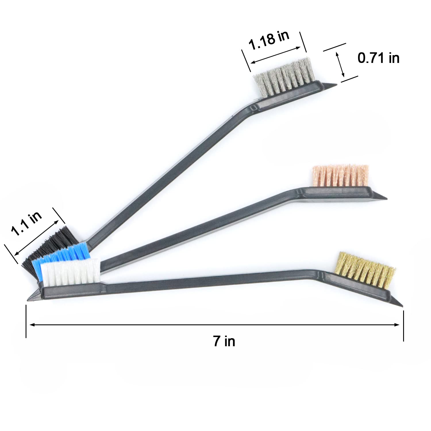 **Premium Gun Cleaning Kit - 9-Piece Brass, Phosphorous, Copper & Nylon Bristle Brush Set with Pry Bar - Firearm Maintenance Tools for Pistols, Rifles & Shotguns - Ideal for Home, Range & Hunting Use**
