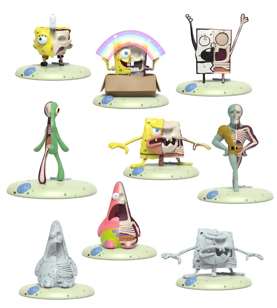 SpongeBob SquarePants Hidden Dissectibles Meme Edition - Fun Collectible Toy for Fans, Perfect for Gifts, Display & Meme Lovers