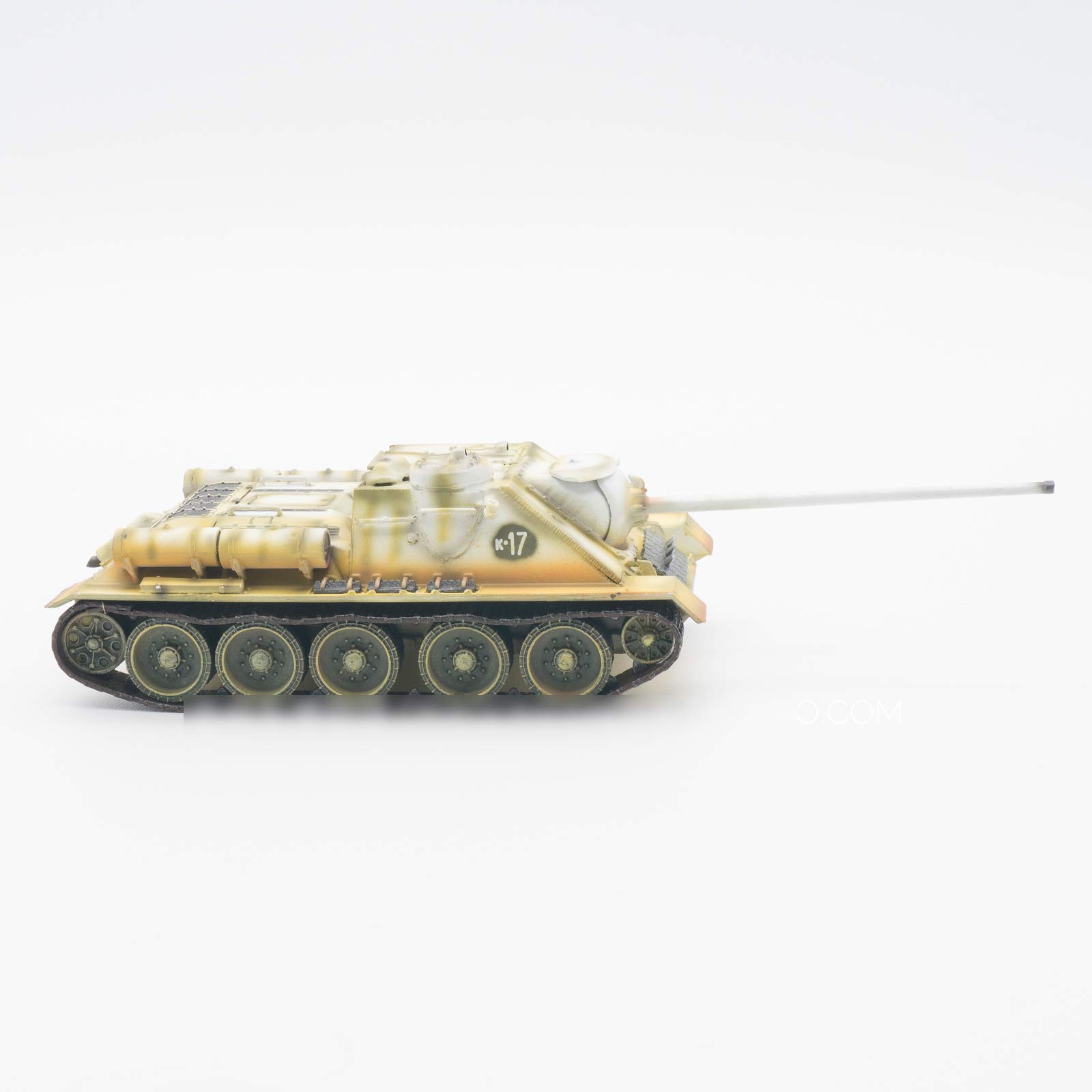 1/72 Scale Soviet SU-100 Tank Destroyer - Hungary 1945 - World War II Military Model Tank - Collectible Display & Wargaming Scenes