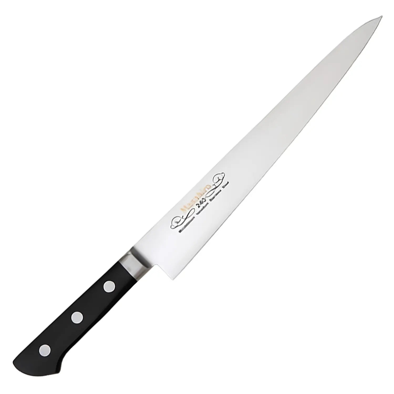 Masahiro MV Molybdenum Vanadium Stainless Steel Sujihiki Knife - Premium Japanese Slicing Knife for Sushi, Meat & Fish - Professional Chef & Home Kitchen Use