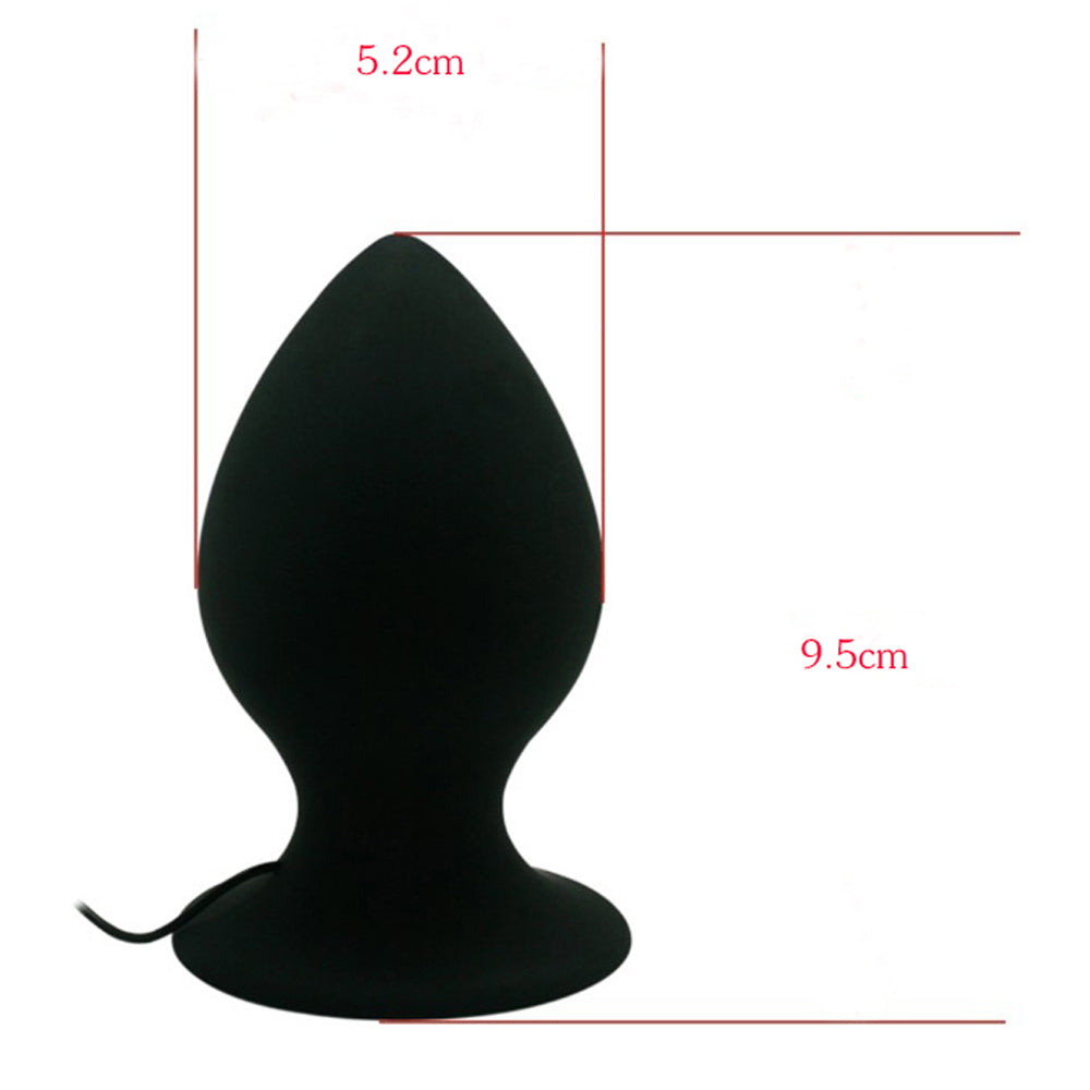 7 Speed Vibrating Anal Plug for Men & Women - Large Size Remote Control Prostate Massager for Enhanced Pleasure & Stimulation - Perfect for Couples Play & Solo Exploration