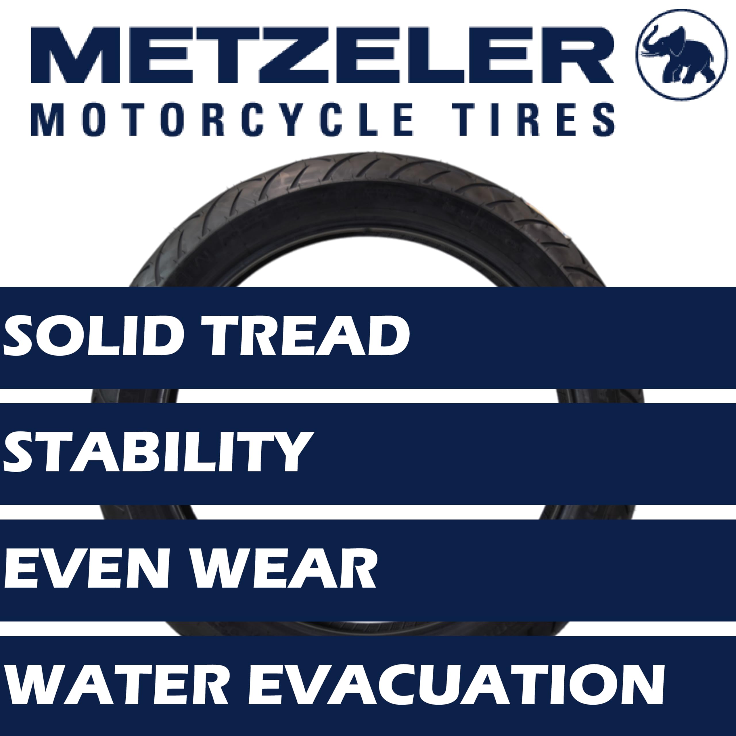 Metzeler Cruisetec 130/60B19 61H TL V-Twin Motorcycle Front Tire - High Performance Cruiser & Touring Tire for Enhanced Handling & Comfort - Perfect for Harley-Davidson, Indian & Custom Bikes - Includes Free Keychain - Ideal for Long Distance Rides & Highway Cruising