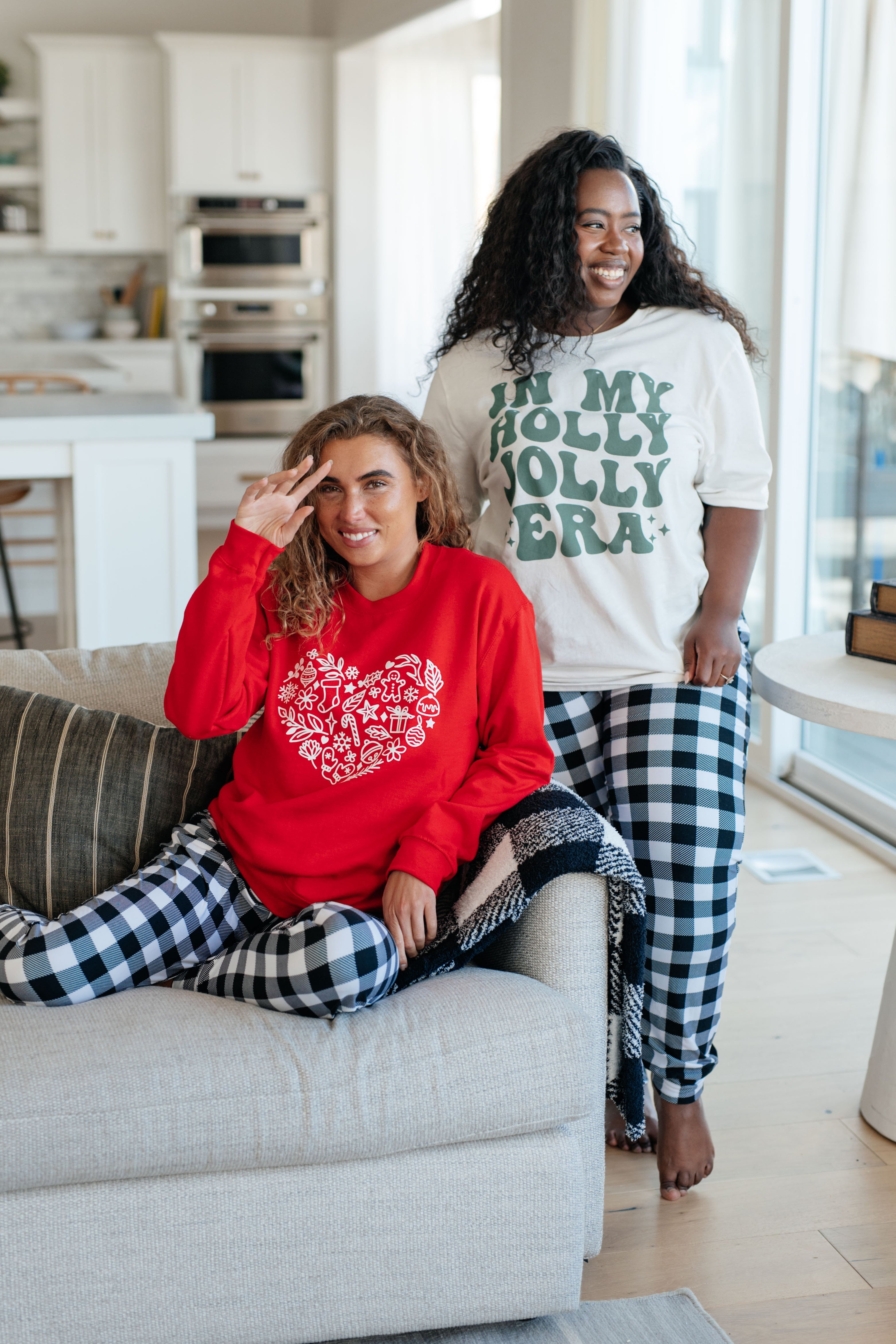 In My Holly Jolly Era Graphic T-Shirt - Funny Christmas Holiday Tee for Women & Men - Perfect for Xmas Parties, Family Gatherings & Festive Celebrations