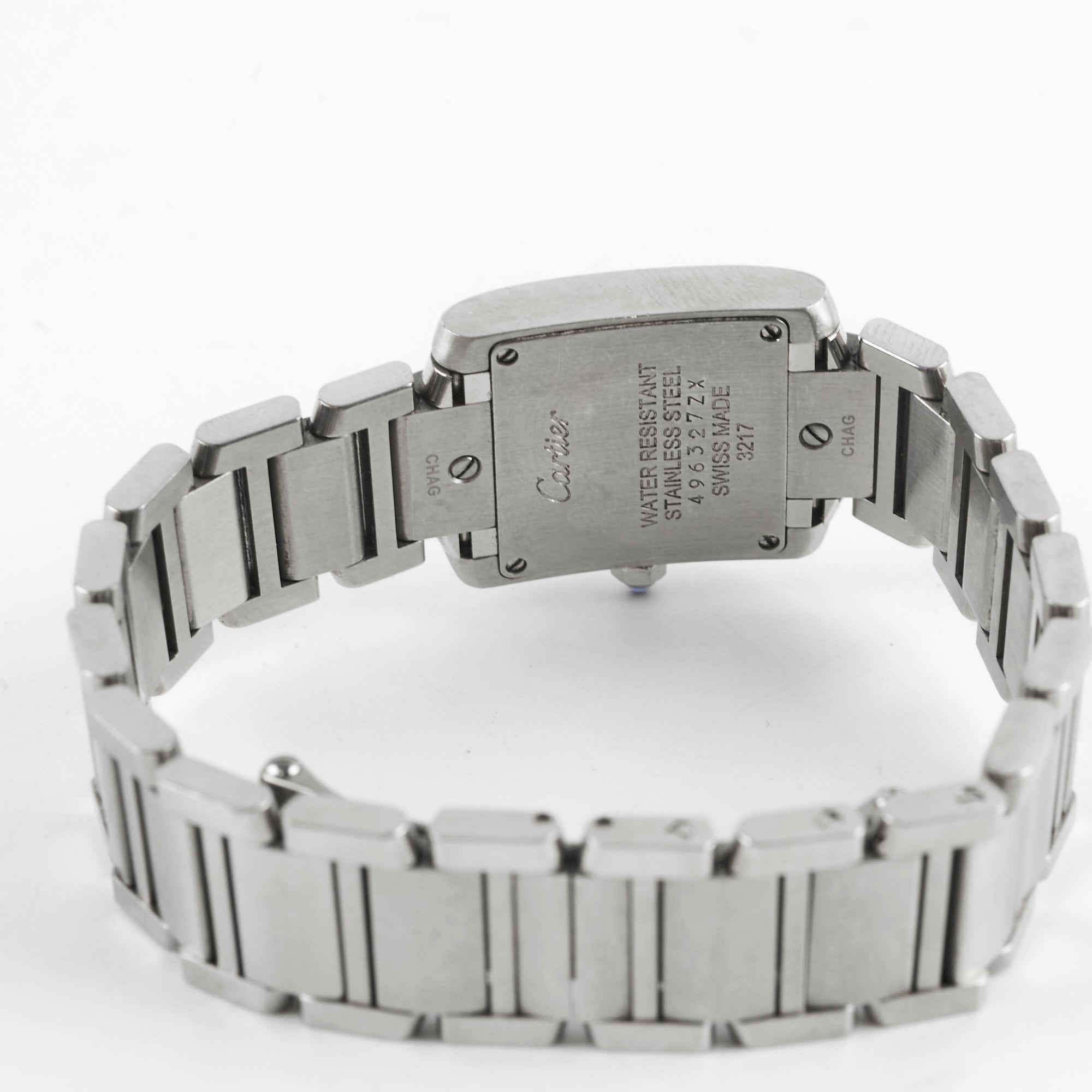 Cartier Ladies Tank Francaise 20mm Stainless Steel Quartz Watch - Luxury Dress Watch for Women, Perfect for Business, Party & Special Occasions