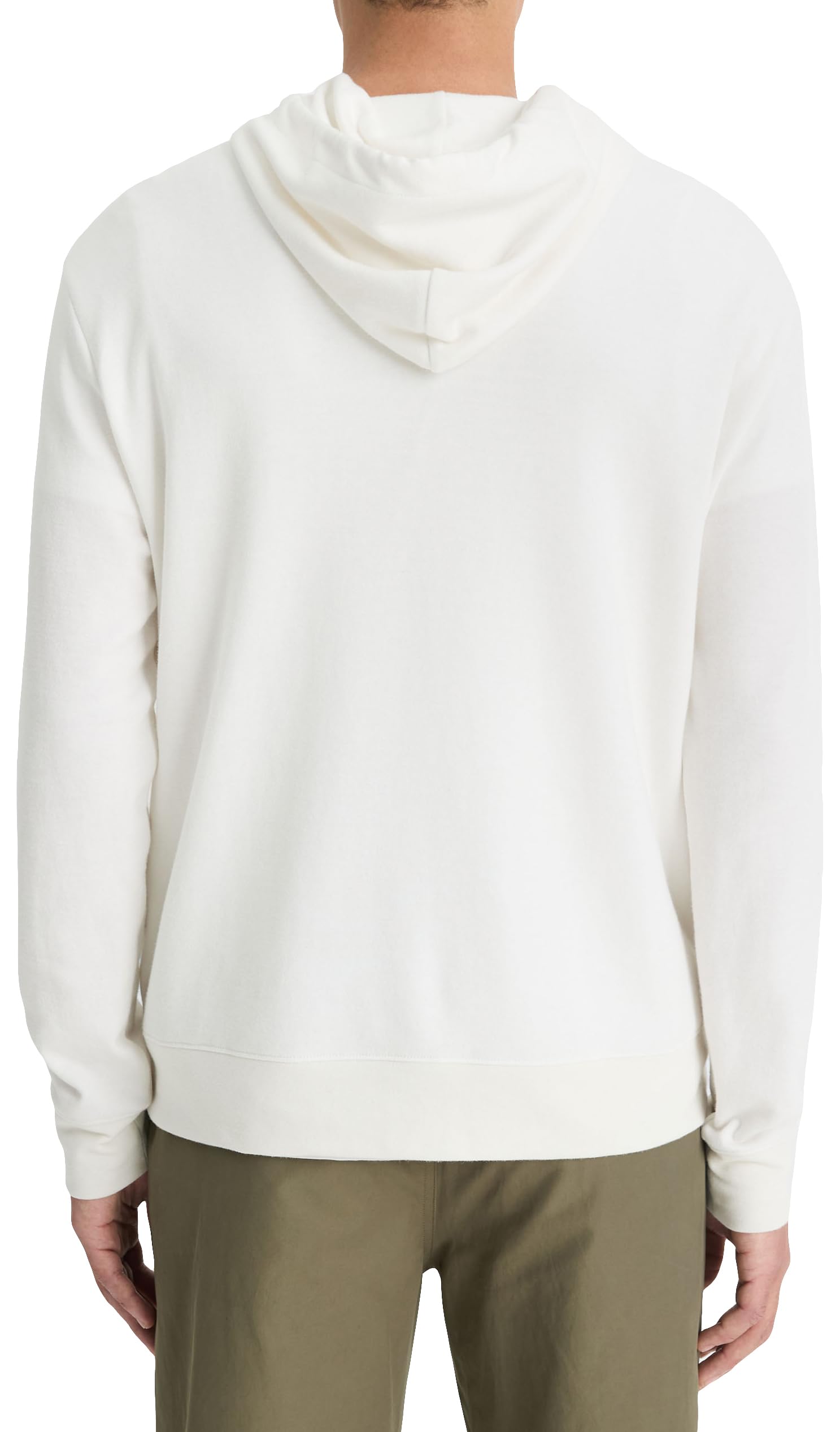 Vince Men's Double Face Pullover Hoodie - Soft & Warm Fleece-Lined Sweatshirt for Casual Wear & Outdoor Activities
