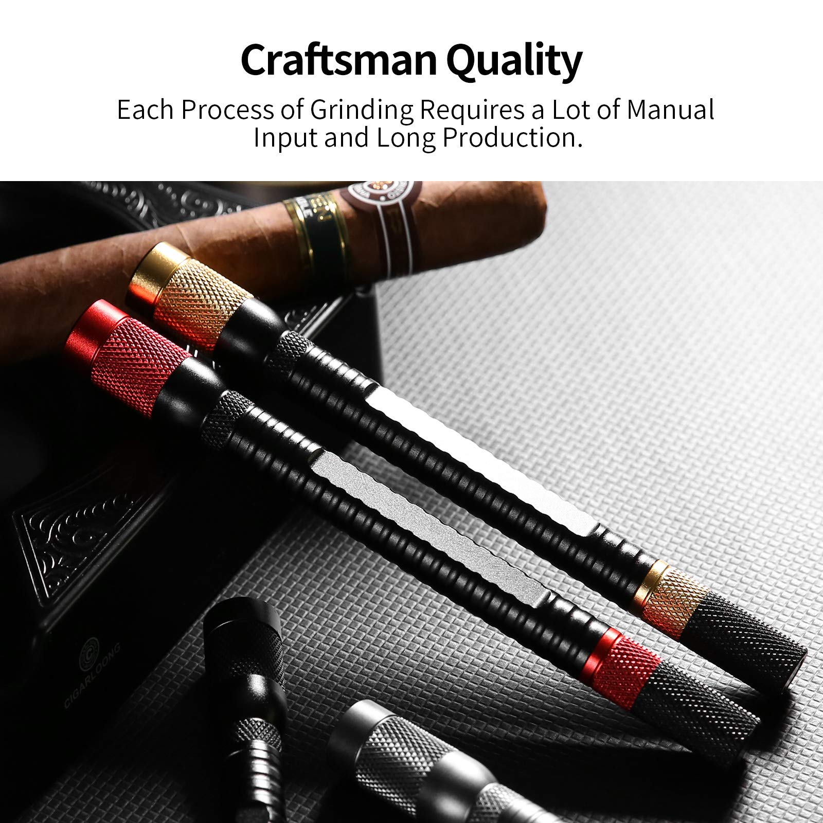 Premium 4-in-1 Cigar Punch Multitool with Double Punch & Twin Draw Enhancer Needle - Blue Gift Box Set for Cigar Lovers | Perfect for Cigar Cutting, Punching & Draw Improvement at Home, Parties & Outdoor Events