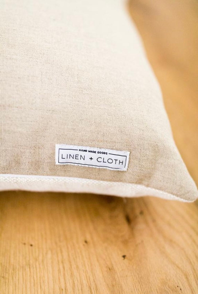 Bancroft Wool Plaid Pillow Cover 16x26 - Sable Brown Modern Farmhouse Decor | Ready to Ship | Cozy Living Room, Bedroom & Sofa Accent