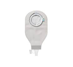 Coloplast SenSura Mio Click 2-Piece Drainable Ostomy Pouch with Tap Outlet & Inspection Window - Opaque Blue | Secure & Discreet Ostomy Care Solution for Active Lifestyles
