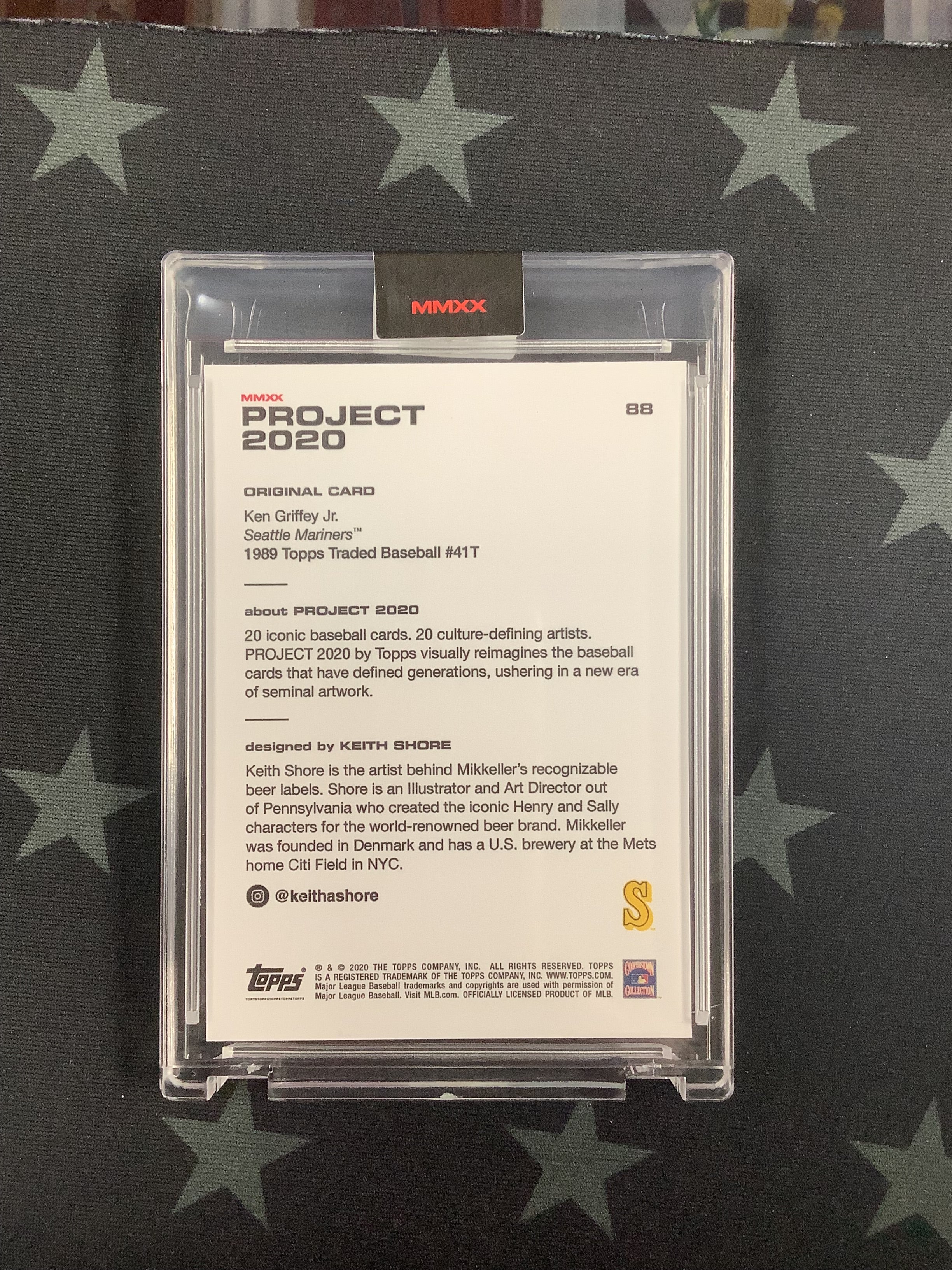2020 Topps Project 2020 Ken Griffey Jr #88 Keith Shore 1989 Topps Traded Baseball Card - Perfect for Collectors, Sports Memorabilia & Gift Ideas