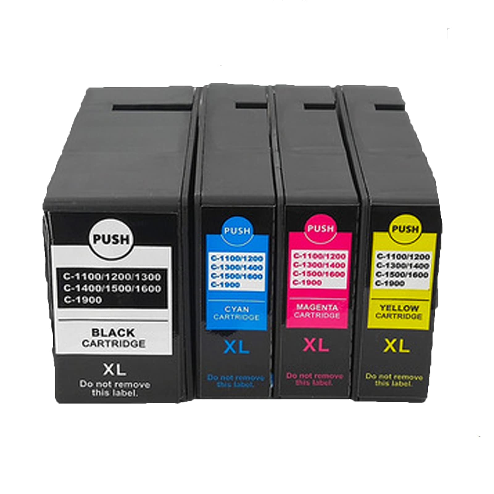 Compatible Canon PGI1400XL Toner Cartridges for MAXIFY MB2040 MB2140 MB2340 MB2740 Printers - Black, Yellow, Cyan, Magenta Drum Kit Set - Ideal for Home & Office Printing Needs