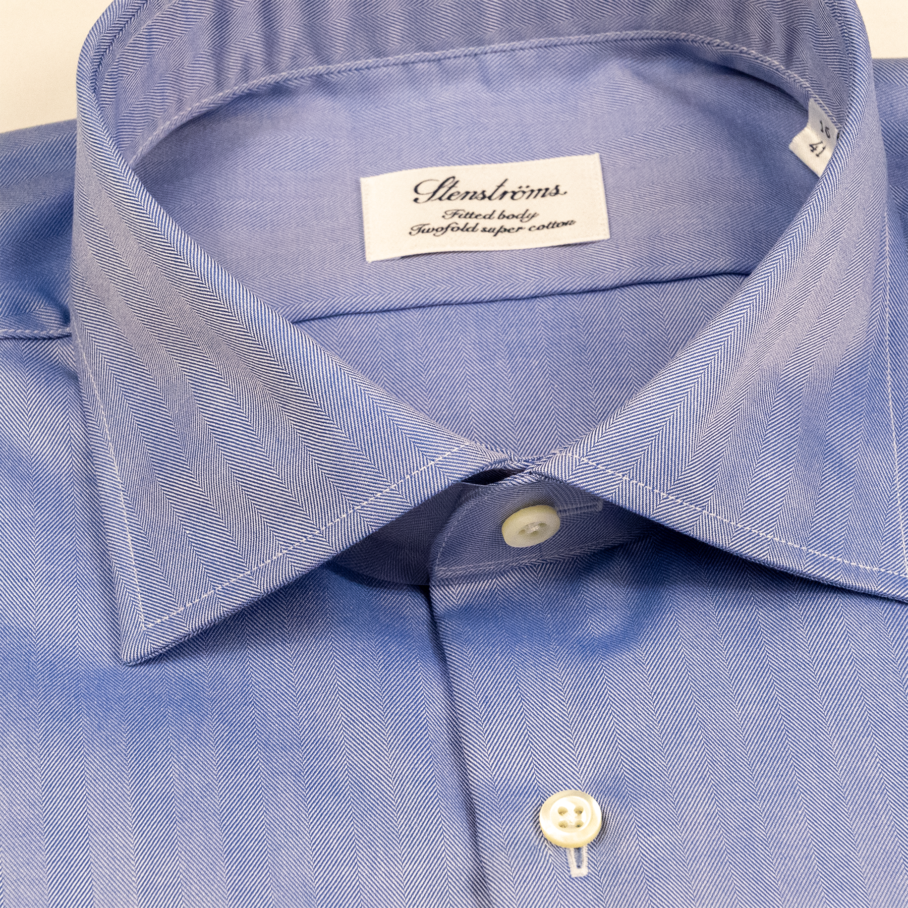 Stenstroms Blue Solid Dress Shirt for Men - Premium Business & Formal Wear for Office, Interviews & Special Occasions