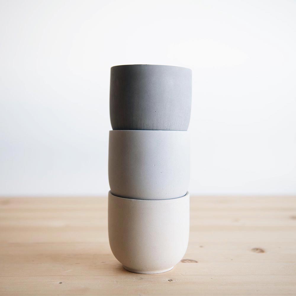 Eco-Friendly Wooden Toilet Brush with Durable Concrete Holder - Bathroom Cleaning Essentials for Modern Homes