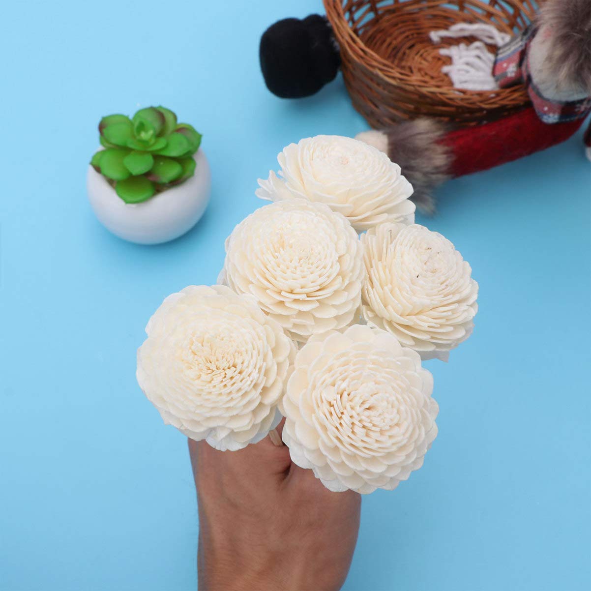 5 Pcs Natural Rattan Essential Oil Diffuser Sticks - Aromatherapy Reed Diffusers for Home, Office, Spa & Relaxation