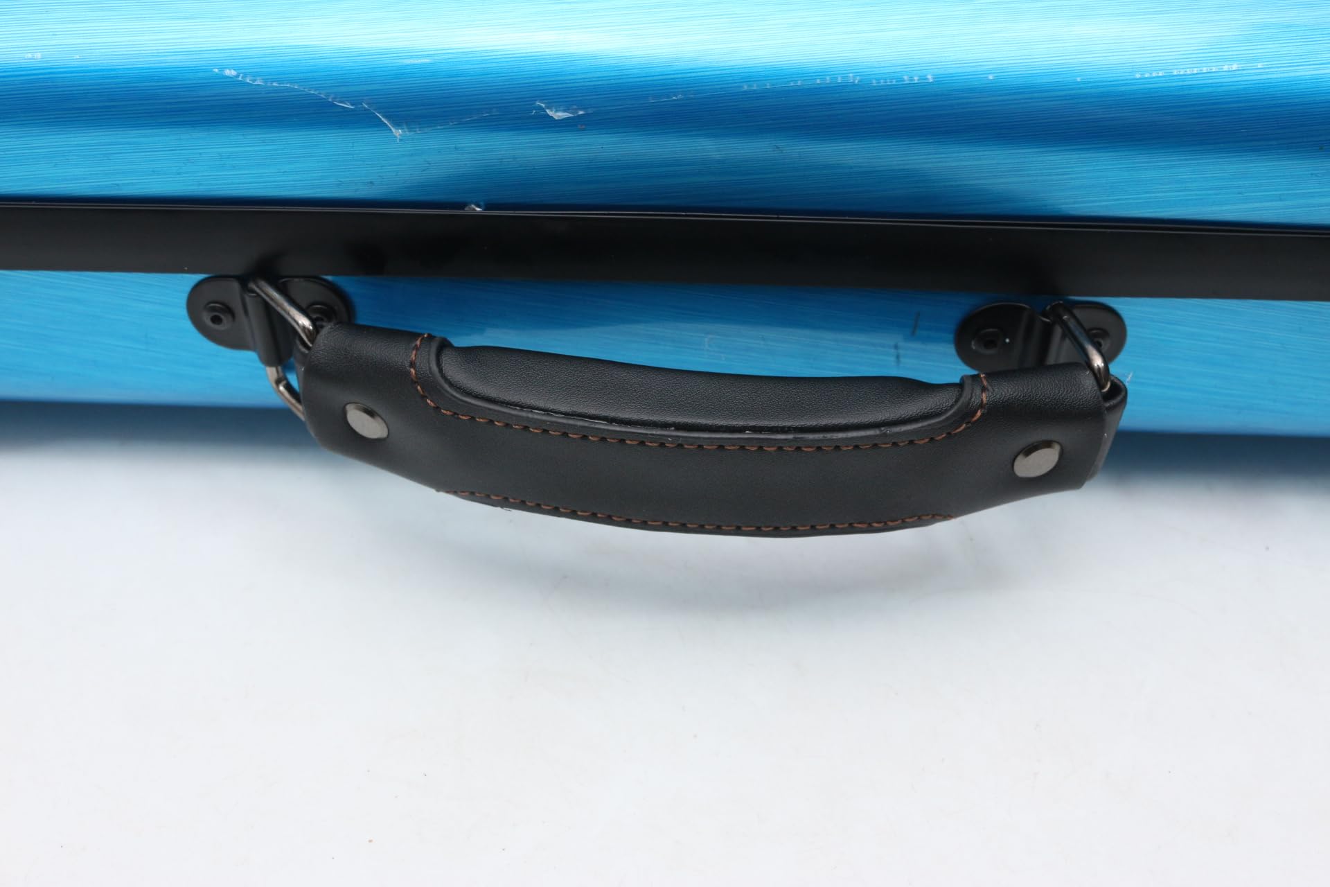 Premium 4/4 Full Size Hard Shell Violin Case - Waterproof Travel Protection with Stylish Blue Surface Texture Design | Perfect for Music Students, Performers & Airplane Travel