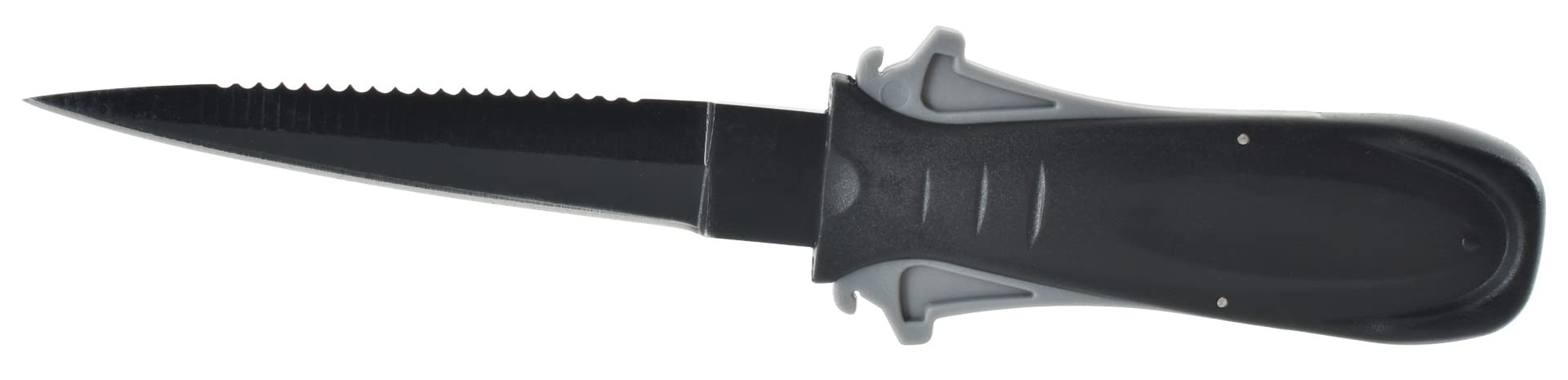 Seac Sharp Safety Knife for Spearfishing - Durable Stainless Steel Dive Knife with Sheath | Perfect for Underwater Hunting, Fishing & Emergency Cutting