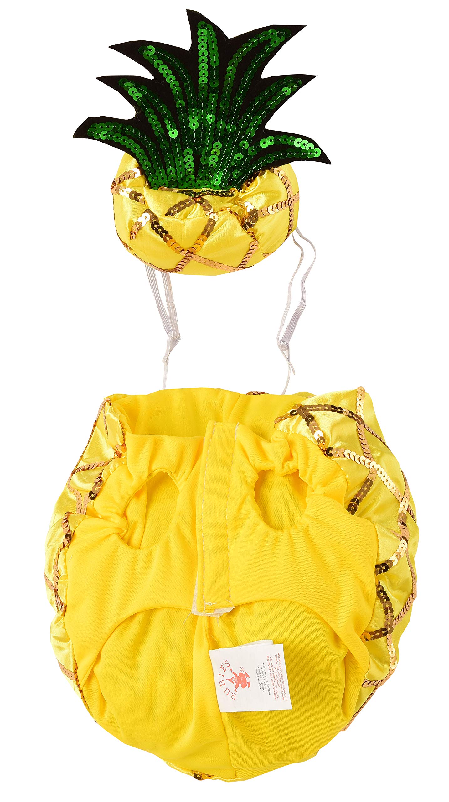 Rubie's Pineapple Pet Costume for Small Dogs & Cats - Fun Tropical Halloween & Party Outfit for Pets