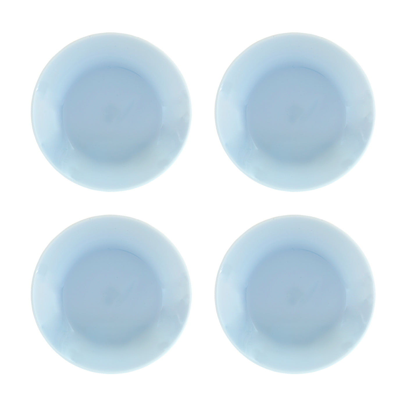 Elegant Salad and Dessert Plate Set - 4-Piece Porcelain Appetizer Plates for Party, Dinner, and Entertaining - Perfect for Salads, Fruits, Cakes, and Small Bites