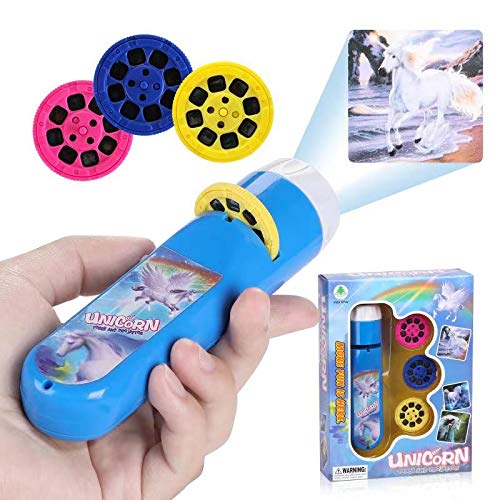 Grenf Animal Slide Projector Flashlight for Kids - Educational Learning Toy, Bedtime Night Light, Fun Torch Projection for Children, Toddlers & Infants | Perfect for Storytime, Camping & Bedroom Decor