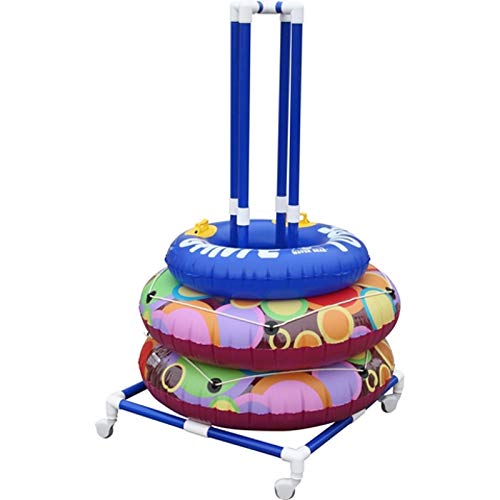 Float Storage ATFSC Aquatic Tube Tire Ring Storage Cart - Durable Water Sports Gear Organizer for Pool, Lake & Beach Activities - Perfect for Inflatable Tubes, Swim Rings & Pool Toys
