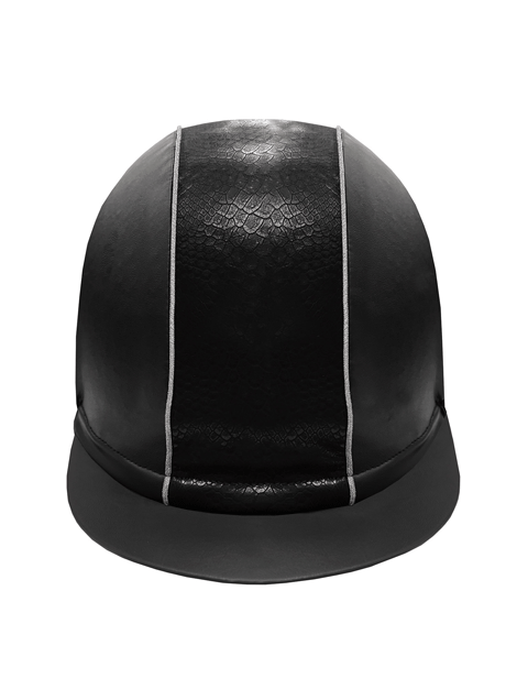 Competition Snakeskin Pattern Silk Hat for Men & Women - Elegant Fashion Accessory for Outdoor Events, Parties, and Daily Wear