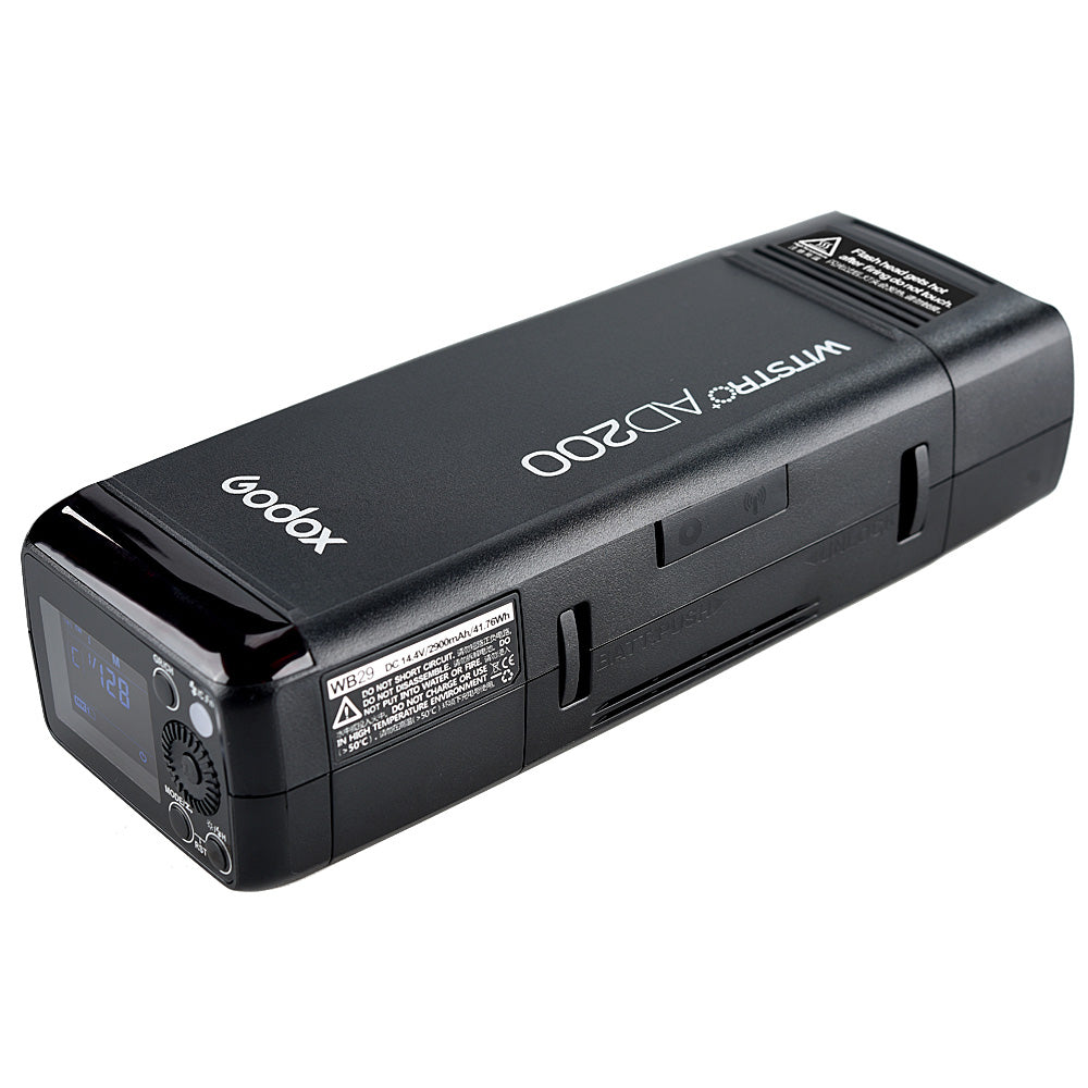 Godox AD200 TTL Pocket Flash Kit - Professional Portable Strobe Light for Photography - Perfect for Outdoor, Studio, and On-Location Shoots