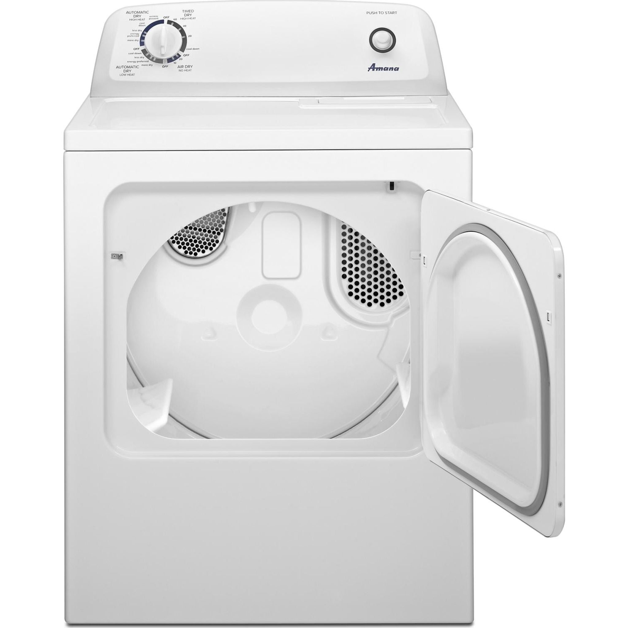 Amana YNED4655EW White Electric Dryer - Large Capacity, Energy Efficient for Home Laundry Room | Perfect for Families, Apartments & Laundry Centers