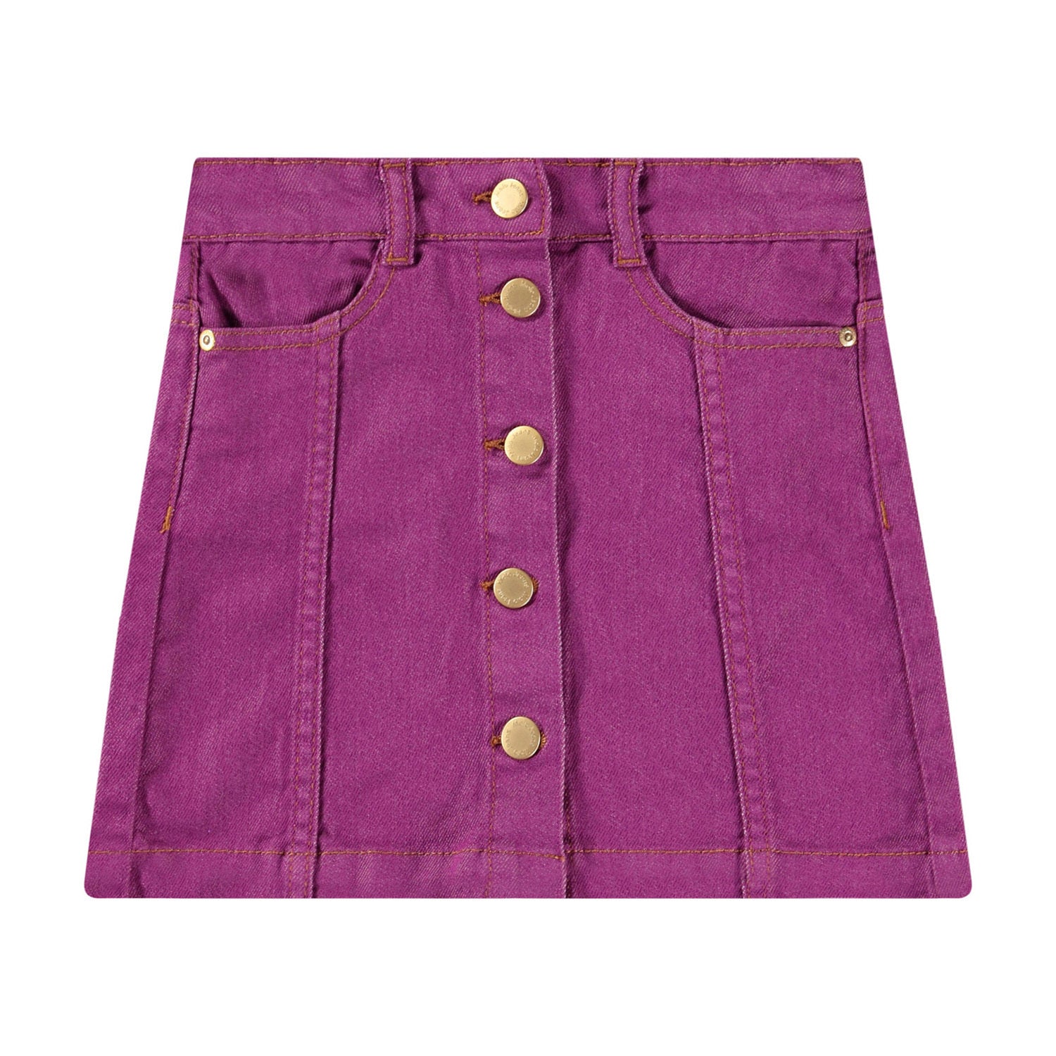 Molo Bera Women's Floral Print Skirt in Lilac Grape - Elegant A-Line Midi Skirt for Spring Summer Casual Wear & Office Outfits