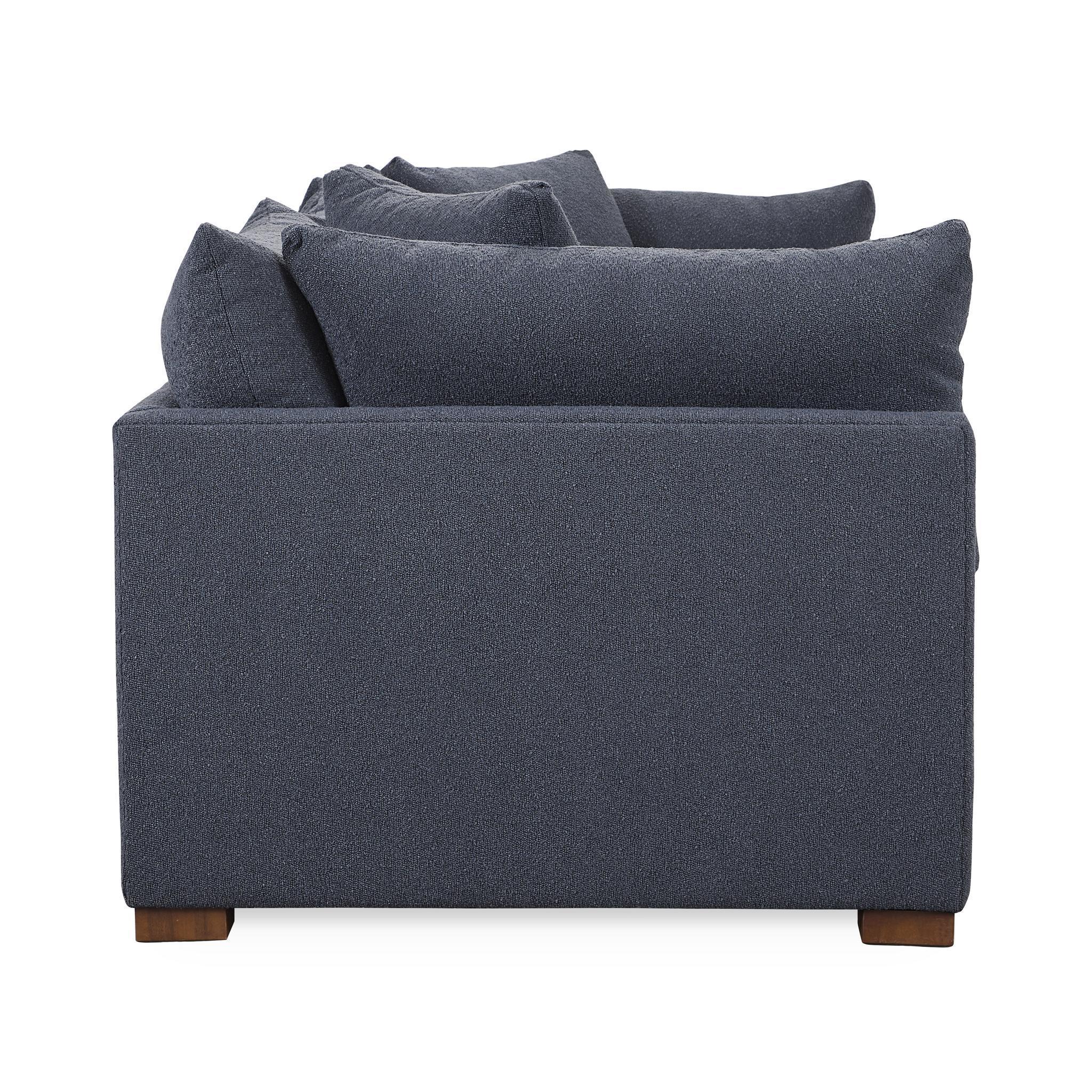 Audrey Upholstered Sofa - Modern Fabric Couch for Living Room, Lounge & Home Decor | Comfortable Sectional Sofa for Family Gatherings & Relaxation