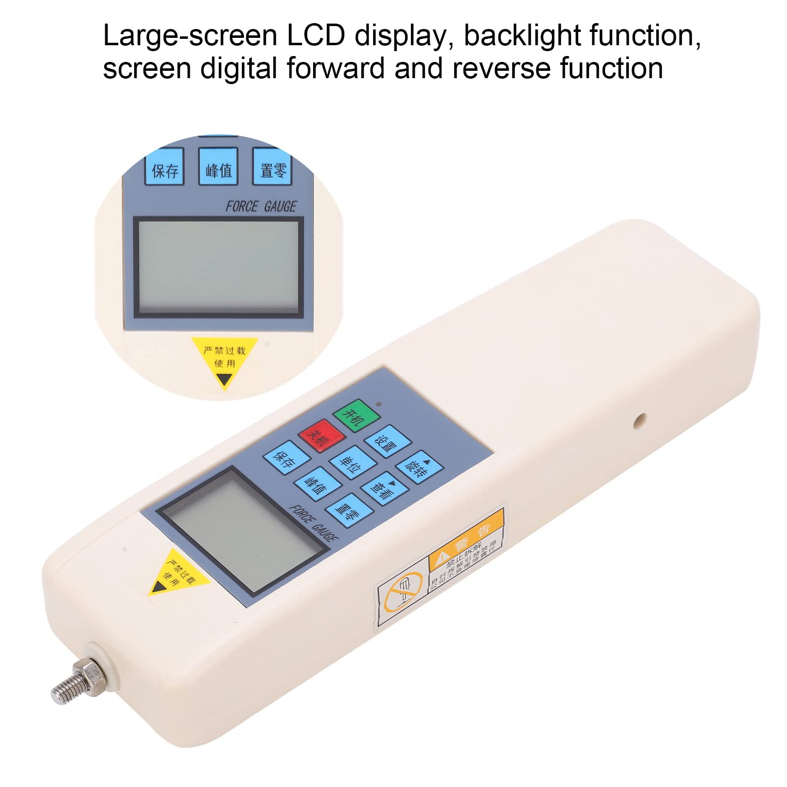 GY-4 Digital Fruit Hardness Tester Penetrometer - Portable LCD Display Sclerometer for Measuring Apple, Pear, Peach Firmness | Perfect for Farmers, Fruit Grading & Quality Control in Orchards