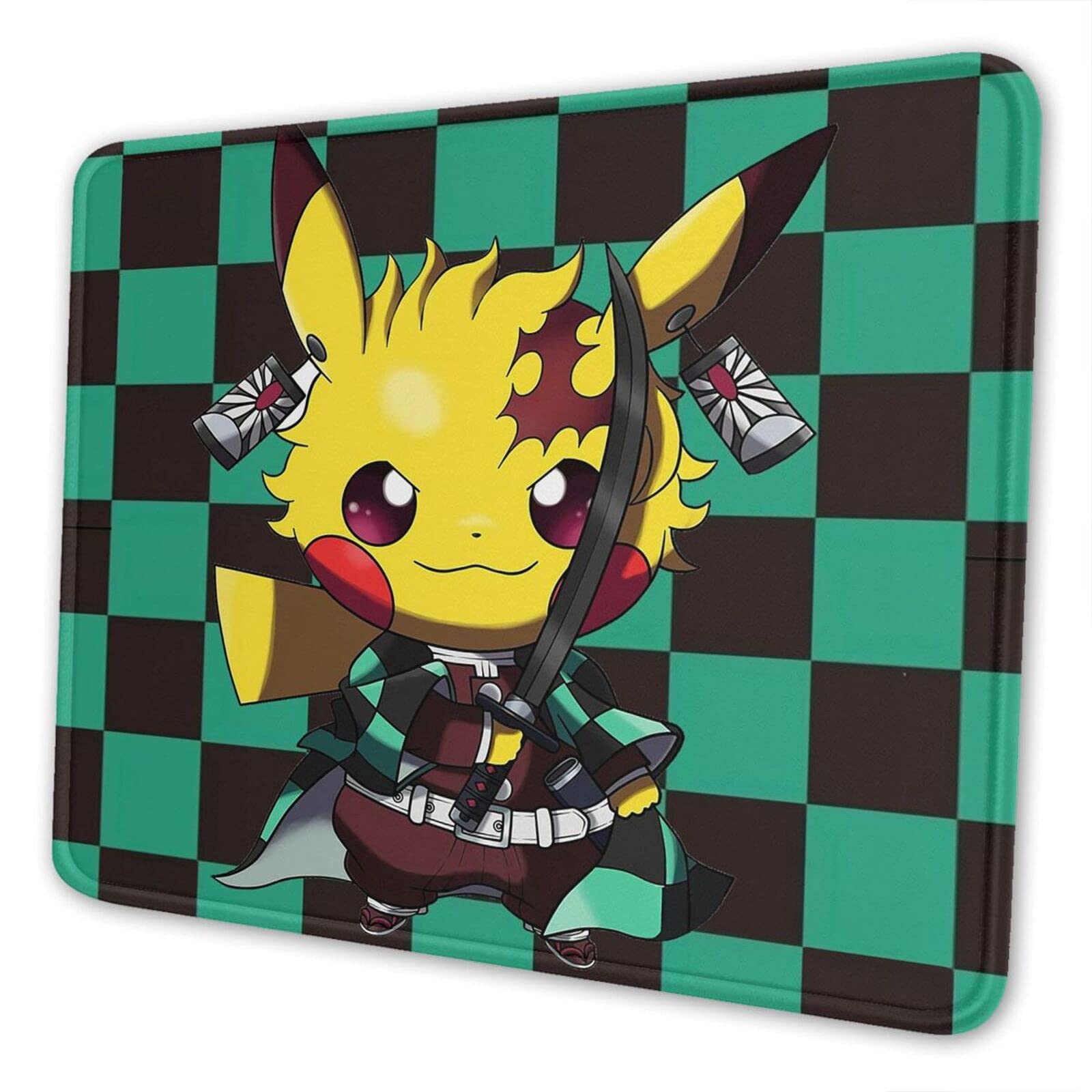 Anime Gaming Mouse Pad - Non-Slip Rubber Base & Stitched Edges - 7.9 x 9.5 Inch Computer Laptop Mousepad for PC, Mac, Office & Home Gaming Setup - Perfect for Esports, Work & Online Gaming Sessions