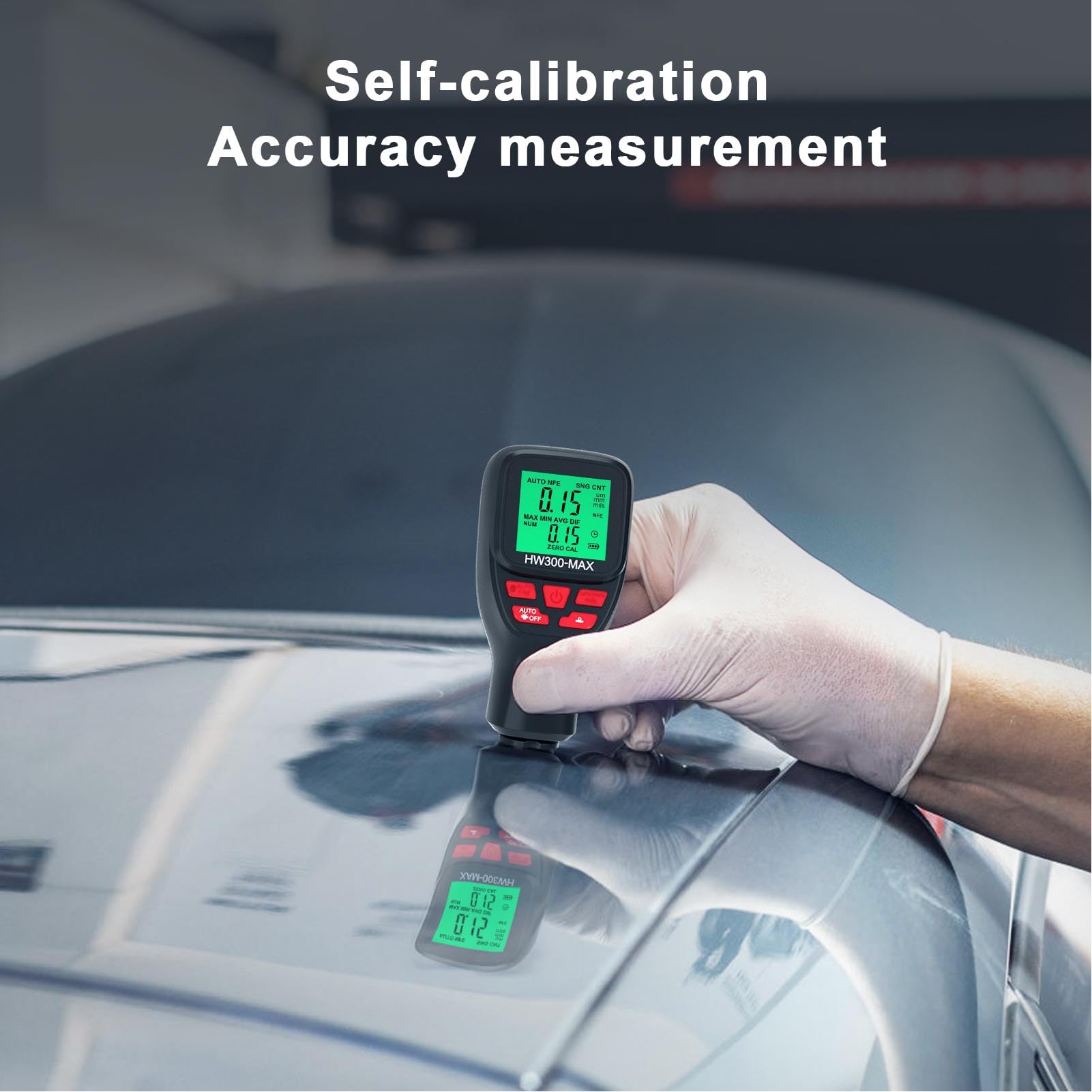 Digital Paint Thickness Gauge for Cars - High Precision Coating Meter for Automotive, Manufacturing & Metal Processing | Paint Depth Measurement Tool for Chemical Industry & Customs Inspection | Ideal for Auto Body Shops, Quality Control & Industrial Applications