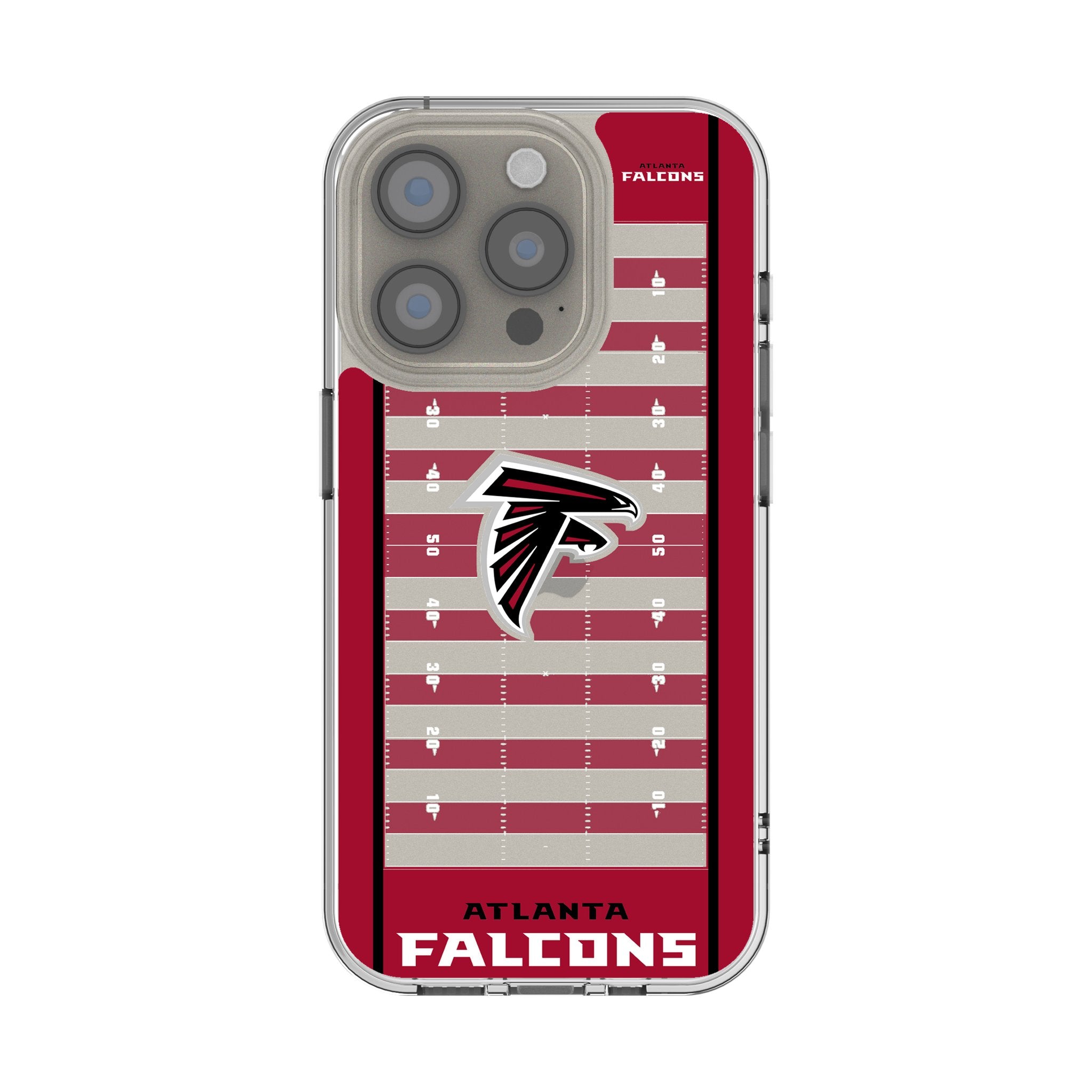 Atlanta Falcons Clear Shockproof Phone Case for Apple iPhone - Durable Protection for Football Games & Daily Use