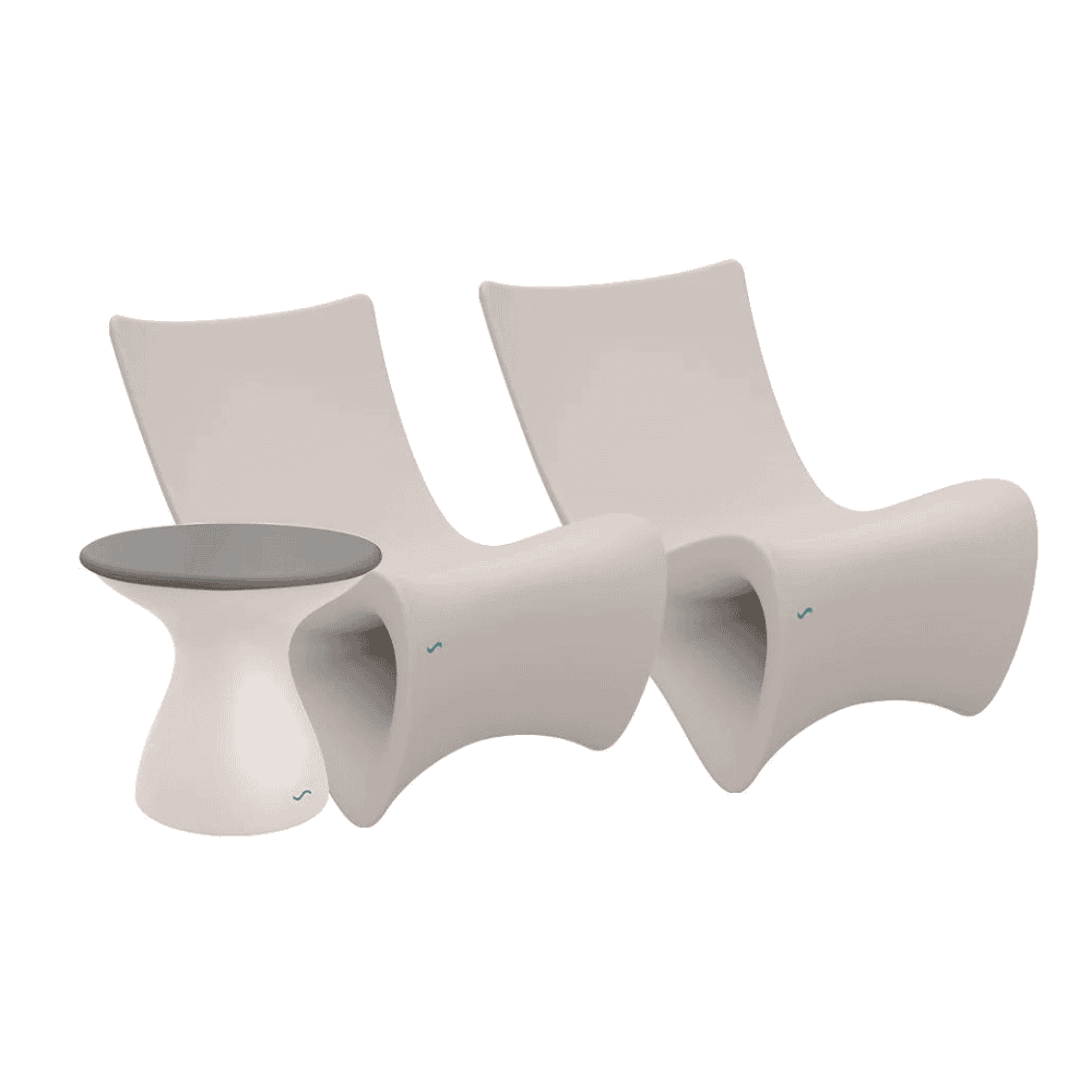 Boxhill Bundles: Classic Luxury Pool Chairs Set of 2 - Perfect for Backyard, Beach & Resort Relaxation