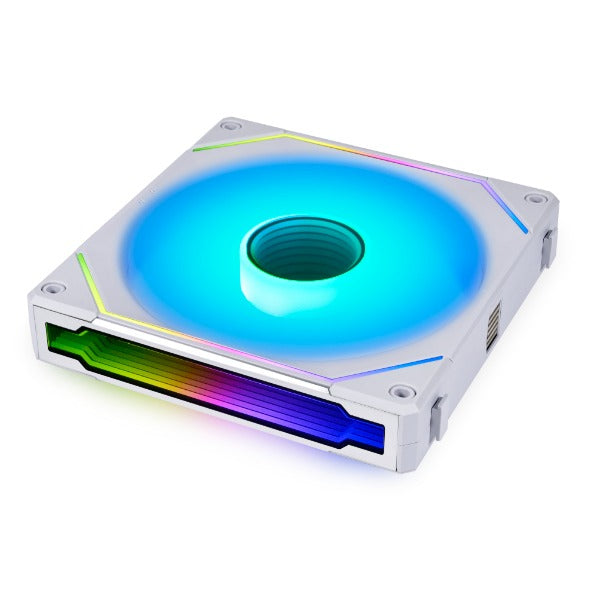 Lian Li Unifan Infinity SLIN140 140mm RGB PC Cooling Fan - Black (UF SLIN140 1B) & White (UF SLIN140 1W) - High Performance Case Fan for Gaming PC, Workstation & Custom Builds