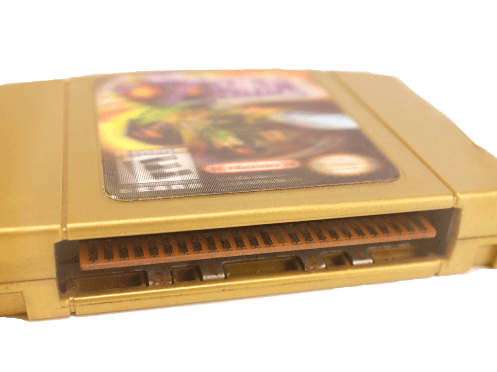 Legend of Zelda Majora's Mask N64 Game Cartridge - Holographic Edition | Nintendo 64 Retro Gaming Collectible | Perfect for Gaming Enthusiasts & Nostalgic Players