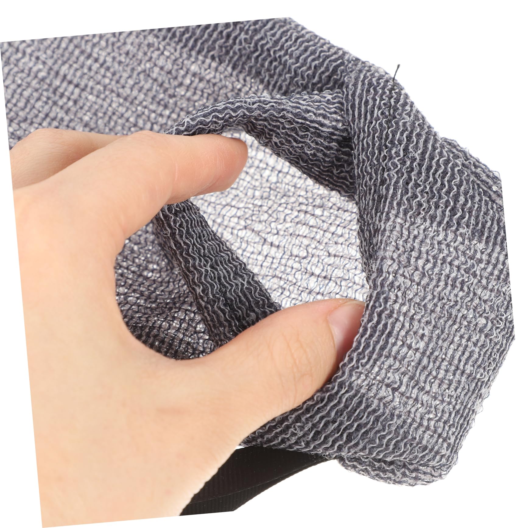 Minkissy 4-Pack Exfoliating Soap Mesh Bags with Pumice Stone for Feet - Nylon Fiber Soap Savers & Pouches for Bar Soap - Perfect for Bath, Shower & Travel Use