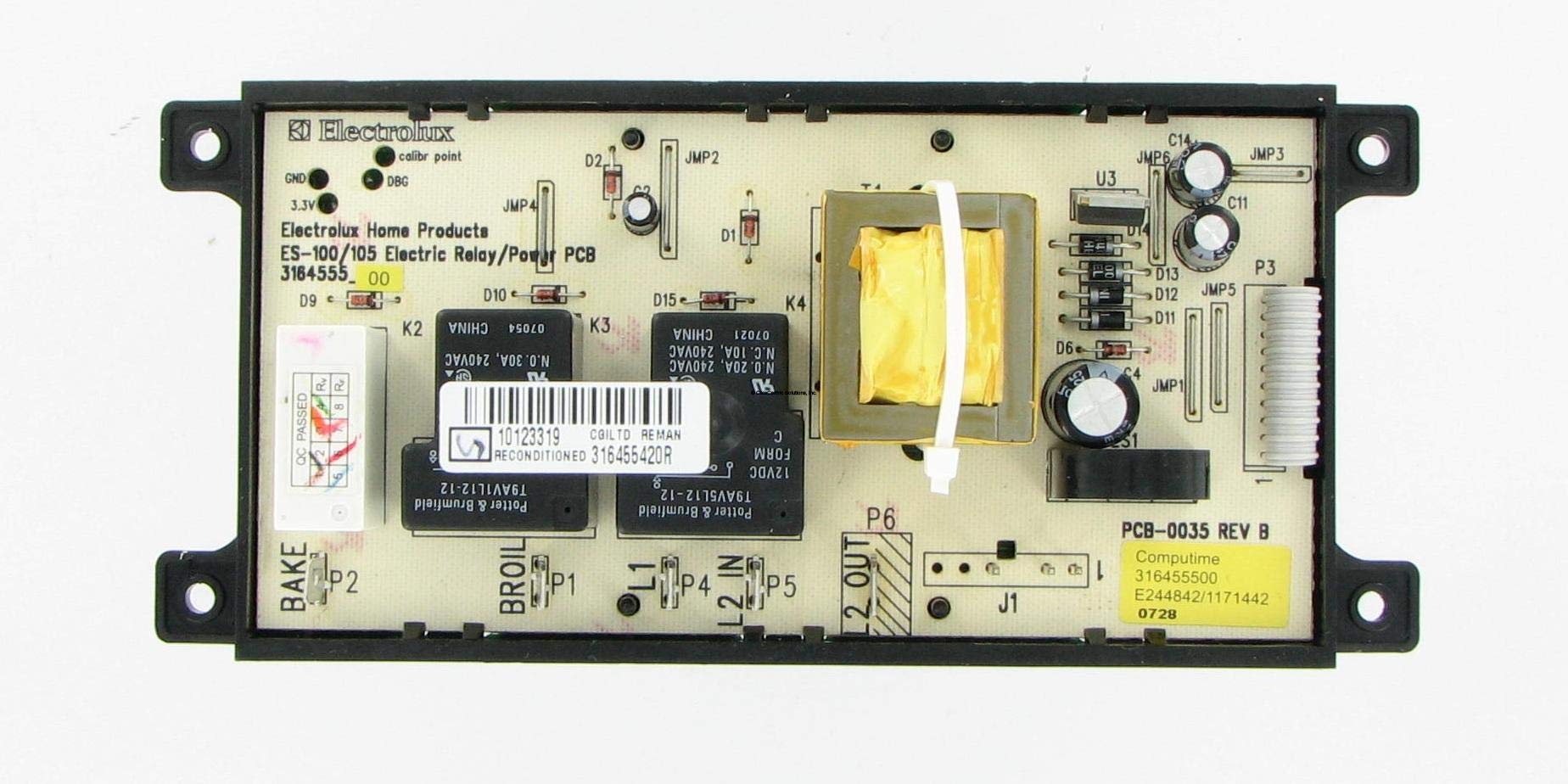 CoreCentric Remanufactured Oven Clock Timer Control Replacement for Frigidaire 316455420 - Compatible with Electric Ranges, Perfect for Baking & Cooking Timer Needs