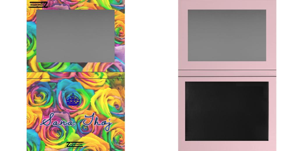 Custom Extra Large Z Palette - Magnetic Makeup Palette for Eyeshadows, Blush & Cosmetics | Perfect for Professional Artists & Travel
