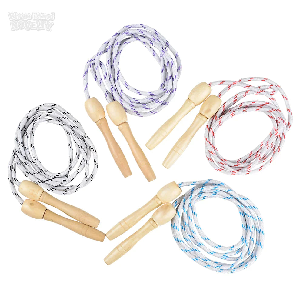 Best 7 Foot Jump Rope with Comfortable Wooden Handles for Adults & Kids - Perfect for Home Workouts, Gym Training, and Outdoor Fitness Exercises