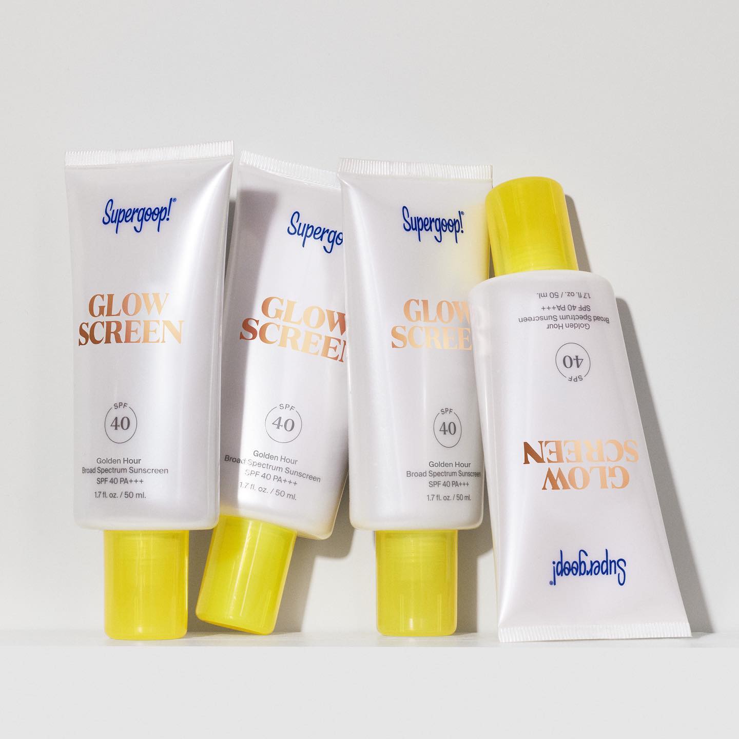 Supergoop! Glowscreen SPF 40 Sunscreen with Hydrating Hyaluronic Acid & Vitamin B5 - Daily Face Moisturizer for a Radiant Glow - Perfect for Beach Days & Makeup Primer