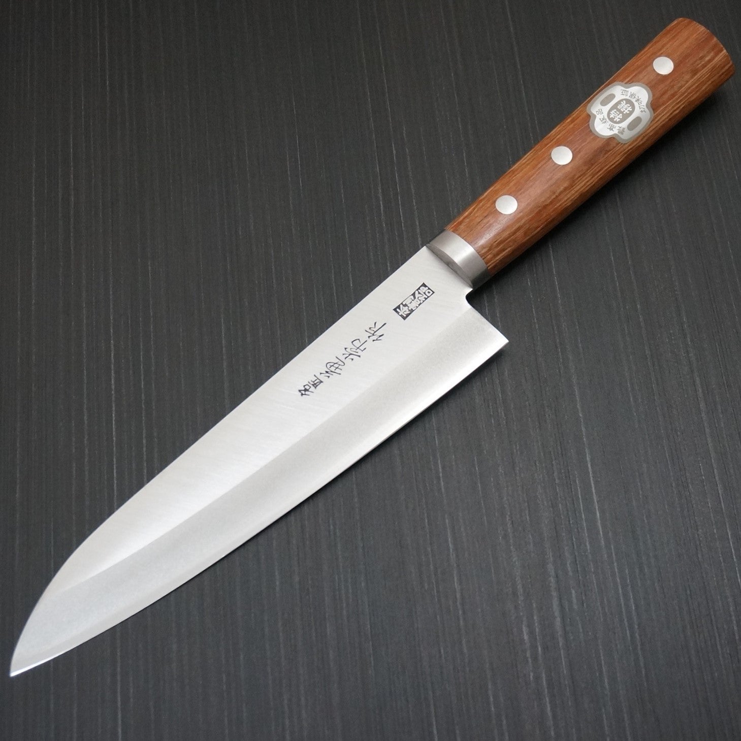 Premium Kanetsune Takefu Sihro 2 Clad Stainless Steel Chef's Knife 180mm - Japanese Kitchen Knife for Professional Chefs & Home Cooking, Perfect for Slicing, Dicing & Chopping Vegetables, Meat & Fish