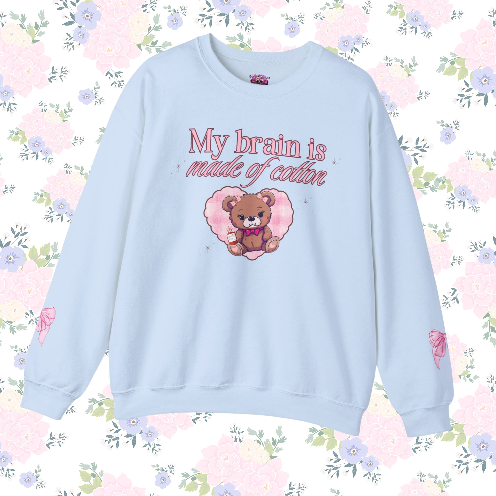 Ms. Cuddles Crewneck Sweatshirt - Soft & Cozy Women's Pullover for Casual Wear, Lounge & Everyday Comfort