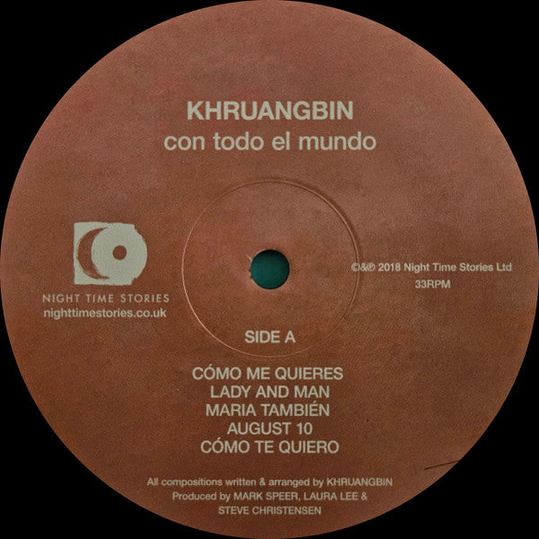 Khruangbin - Con Todo El Mundo Vinyl LP Album (Limited Edition 180g Reissue, Mint Condition) - Perfect for Record Collectors & Vinyl Enthusiasts