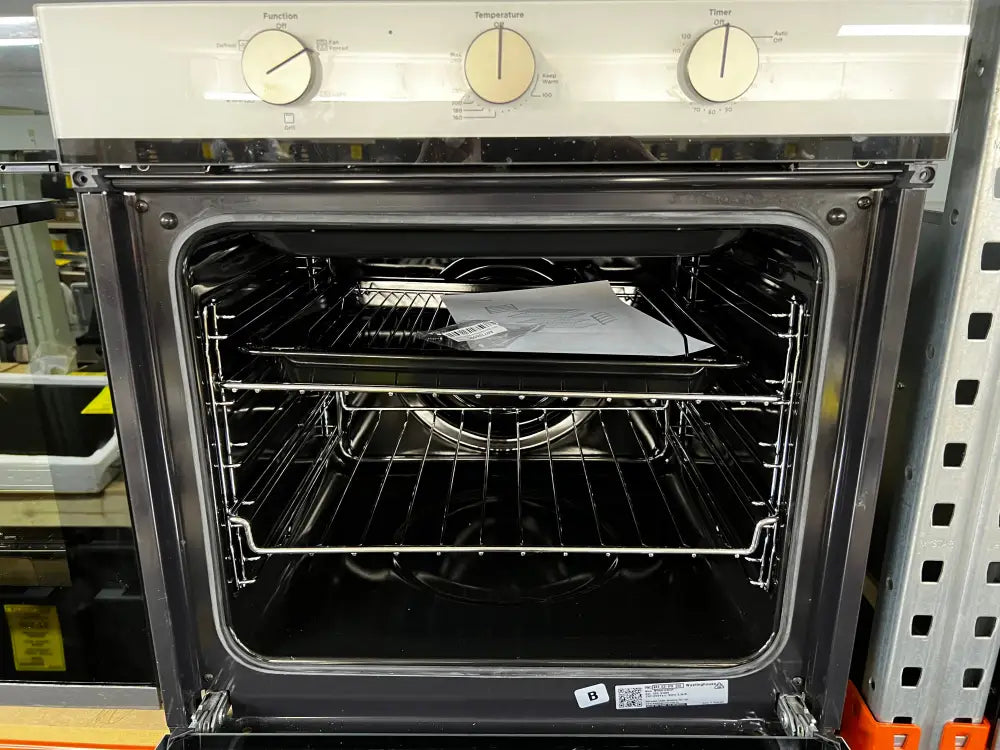 Westinghouse WVE612WCP 60cm 5-in-1 Multi-Function Built-In Oven - White | Electric Convection Oven for Baking, Roasting, Grilling | Perfect for Kitchens, Restaurants & Home Chefs