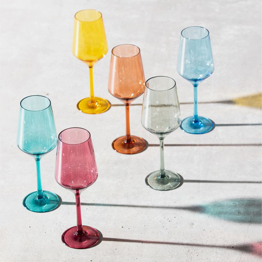 Fortessa Sole Sauvignon Blanc Wine Glasses - Set of 6 for Fine Dining & Entertaining | Elegant Stemware for White Wine Lovers